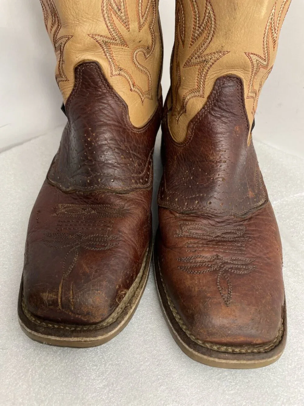 Double H Graham ICE Soft Toe Western Work Cowboy Biker Boots Men's 10 EE Wide